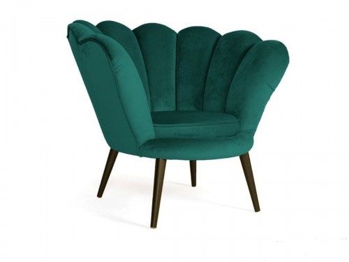 Кресло Signal Magnolia Velvet Зеленый / Венге